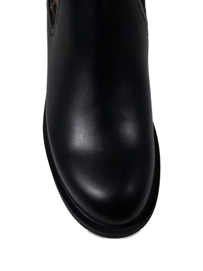 Fendi Filo Chelsea Boots In Black