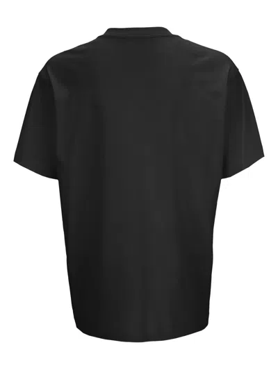 Versace Jeans Couture Crew Neck Short Sleeve Logo T-shirt In Black