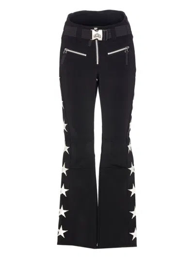 Jetset Stars-patch Pants In Black