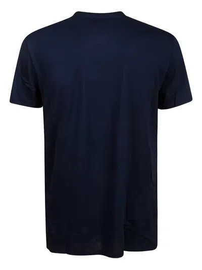 Lacoste Mens Classic Fit Cotton Jersey T-shirt In Blue