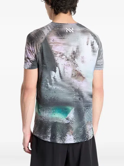 Nnormal Abstract-print Raglan-sleeve T-shirt In Multi