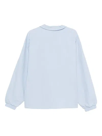 Puma X Fenty Nylon Drill Pullover In Blue