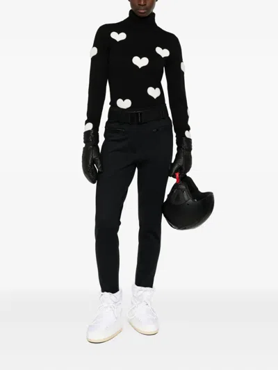 Goldbergh Bacio Long Sleeve Knit Sweater In Black