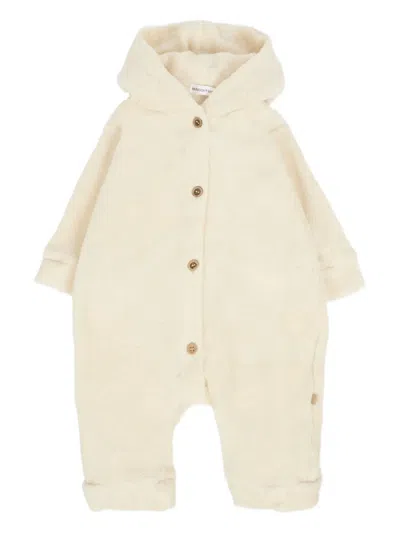 连帽排扣连体衣