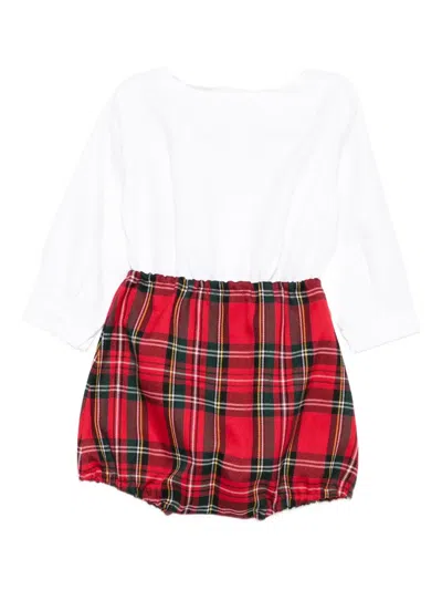 Mariella Ferrari Tartan Shorts (set Of Two) In Red