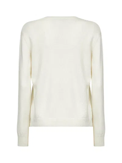 Mc2 Saint Barth New Queen-vacanze Di Natale Sweater Limited Ed. In Neutral