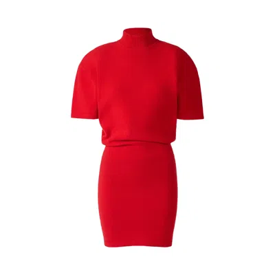 Pre-owned Jacquemus La Robe Maille Castagna 'red' | Women's Size 40