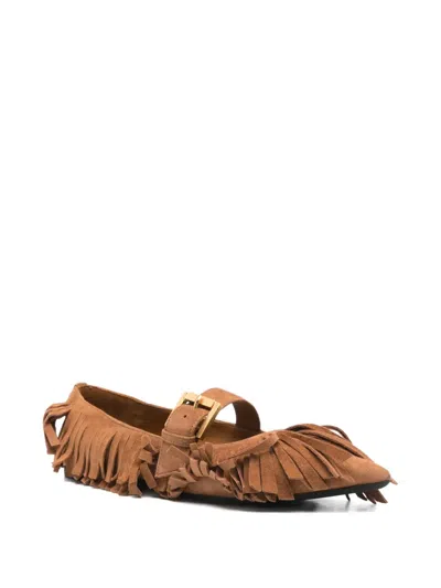 N°21 Ballerina Shoes In Brown