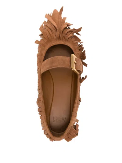 N°21 Ballerina Shoes In Brown