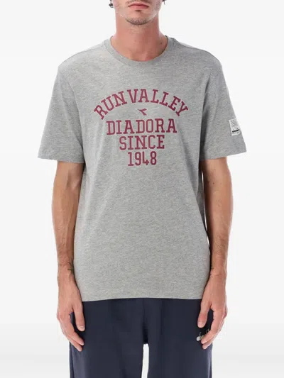Diadora Heritage T Shirts And Polos In Gray
