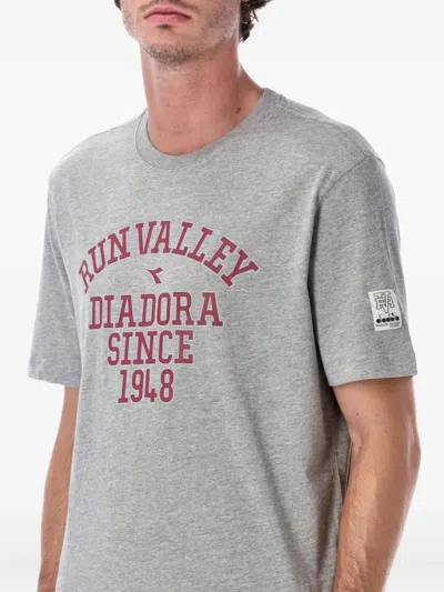 Diadora Heritage T Shirts And Polos In Gray