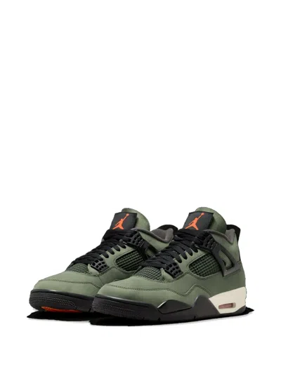 Jordan X Undefeated 4 Retro Sneakers In Green