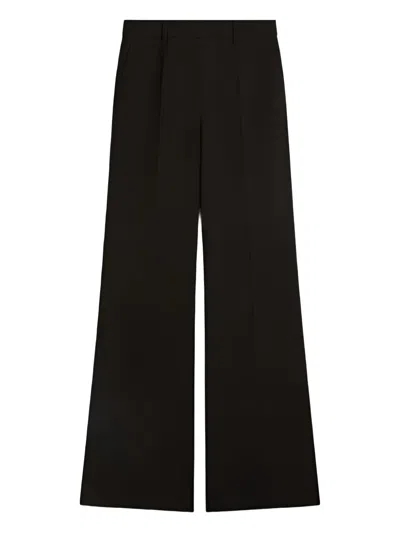 Sportmax Pressed-crease Trousers In Black