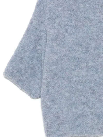 Antonelli Short-sleeve Sweater In Blue