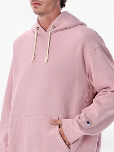 Champion Hoodie With Drawstring And Kangaroo Pocket In Pink