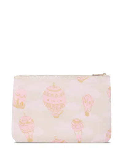 Atelier Choux Hot Air Balloons Pouch In Neutral