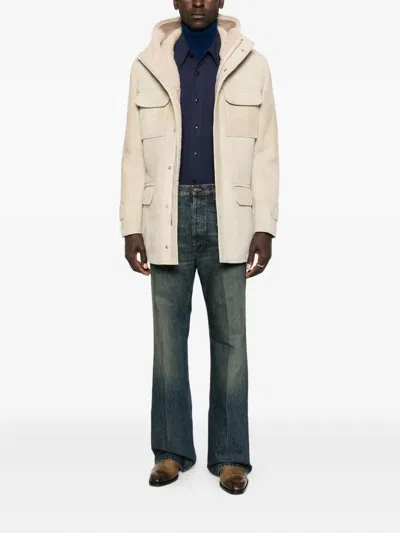 Husbands Chest-pocket Button-up Shirt In Blue