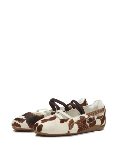 Puma Speedcat Genuine Calf Hair Ballet Sneaker In Animal Print