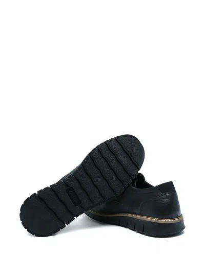 Ara Leandro Leather Lace-up Derby Shoes In Black