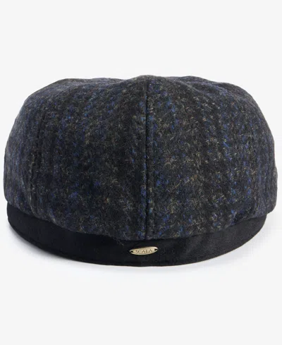Scala Men's Shadow Plaid Hat In Multi