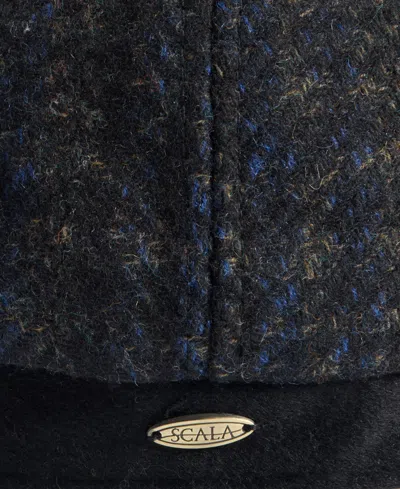 Scala Men's Shadow Plaid Hat In Multi