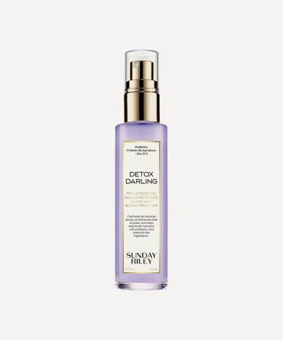 Sunday Riley Detox Darling Pro-microbiome Balancing Essence For Oily And Blemish-prone Skin 50ml In Purple