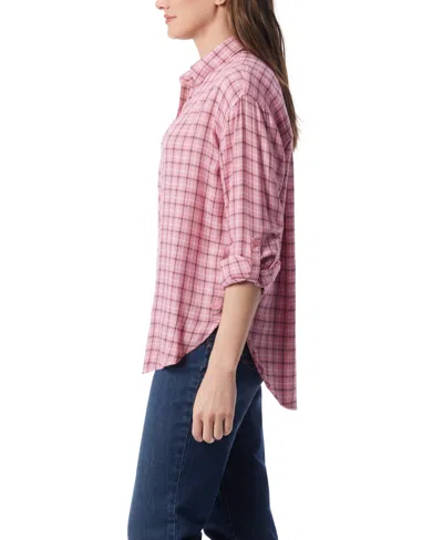 Gloria Vanderbilt Women's Amanda Button-front Shirt In Pink