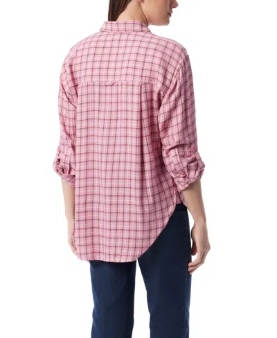 Gloria Vanderbilt Women's Amanda Button-front Shirt In Pink
