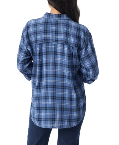 Gloria Vanderbilt Women's Amanda Button-front Shirt In Blue