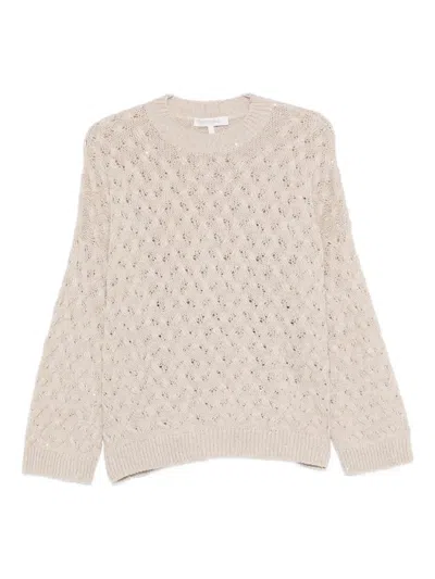 Antonelli Open-work Sweater In Pink