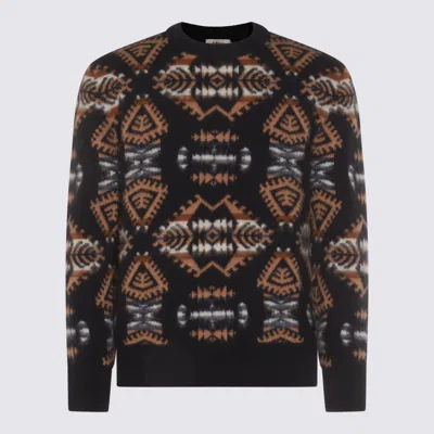 Altea Sweaters Blue And Green In Black