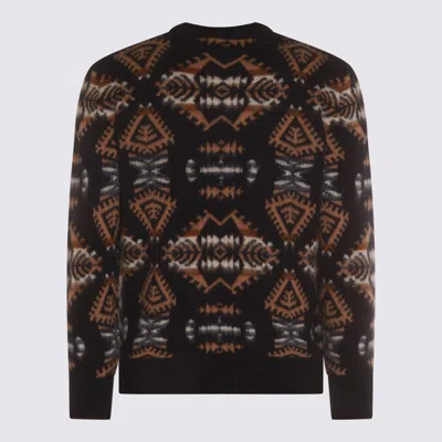 Altea Sweaters Blue And Green In Black