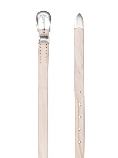 Our Legacy Suede Belt In Brown