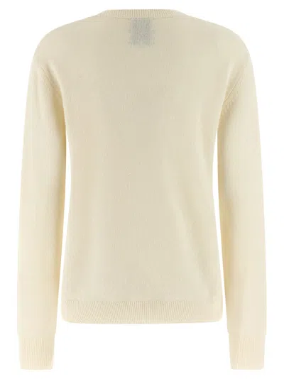 Mc2 Saint Barth New Queen-vacanze Di Natale Sweater Limited Ed. In Neutral