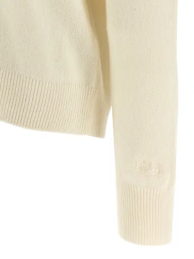 Mc2 Saint Barth New Queen-vacanze Di Natale Sweater Limited Ed. In Neutral