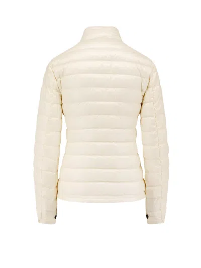 Moncler Grenoble Ivory Nylon Walibi Down Jacket In Neutral
