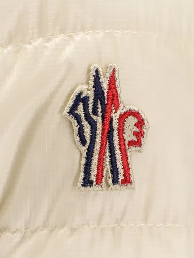 Moncler Grenoble Ivory Nylon Walibi Down Jacket In Neutral