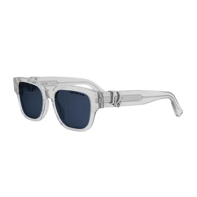 Dior Oblique S1i Square Sunglasses In Blue