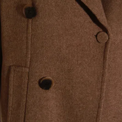 Tory Burch Button-up Blazer In Brown