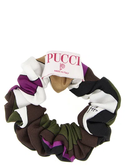 Pucci Iride-print Scrunchie In Multi