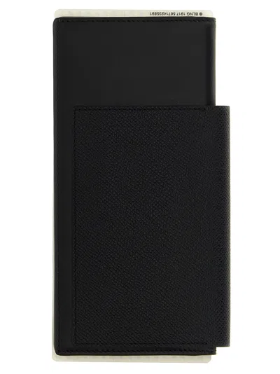 Balenciaga Passport Matte Soft Leather Phone Holder In Black