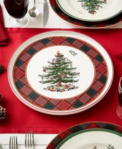 Spode Christmas Tree Tartan Dinnerware Collection In Multi