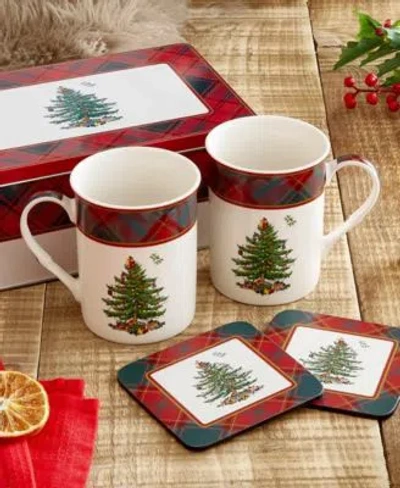 Spode Christmas Tree Tartan Dinnerware Collection In Multi