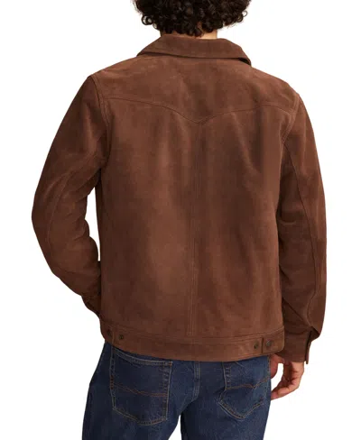 Lucky Brand Men's Full-zip Long Sleeves Ranch Jacket In Brown