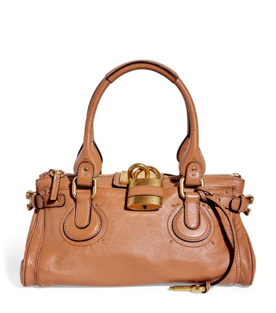 Chloé Womens Mustang Brown Paddington Small Leather Top-handle Bag In Brown