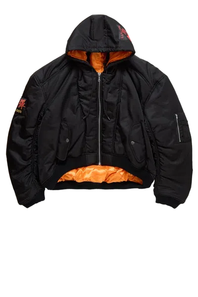 Lựu Dạn Patch Bomber In Black