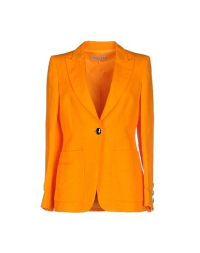 Emilio Pucci Suit Jackets In Orange