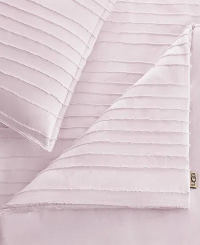 Ugg Devon Textured 3-pc. Comforter Set, Full/queen In Pink