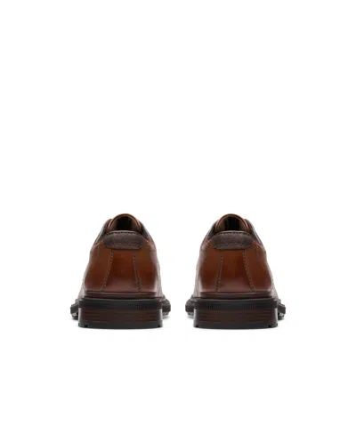 Clarks Men's Collection Burchill Derby Lace Up Dress Shoe In Brown