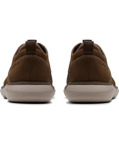 Clarks Collection Men's Brantin Plain Toe Dress Casual Shoes In Brown